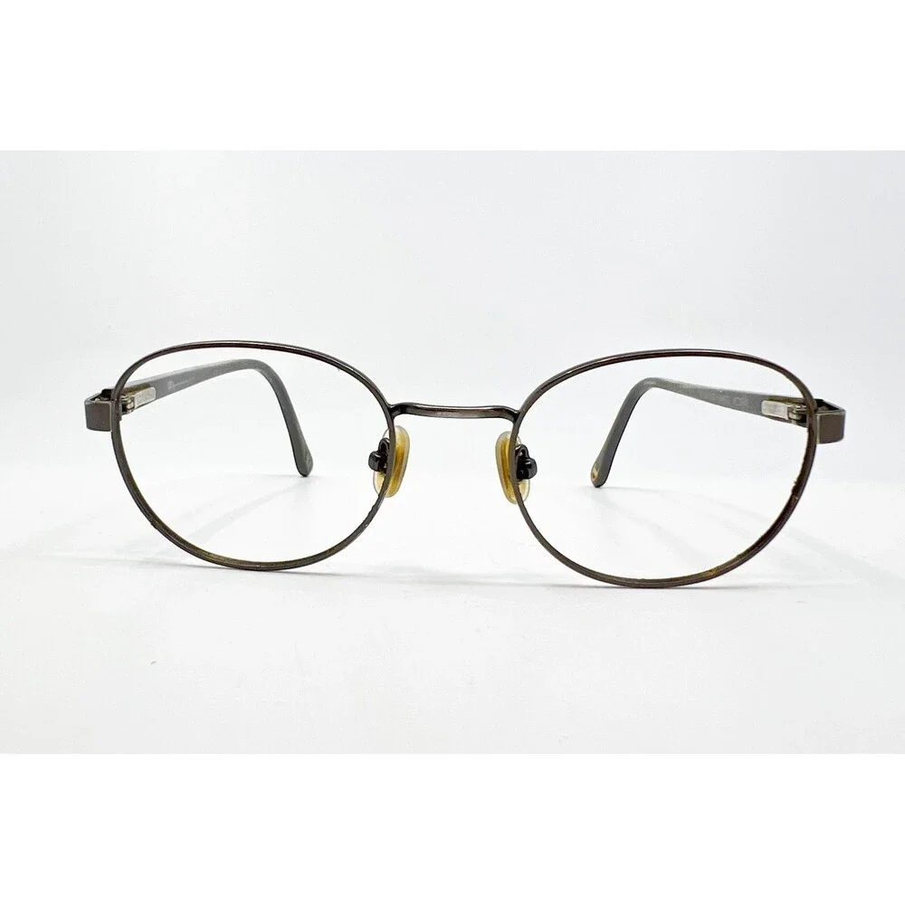 Champion Eyeglasses Mens Gunmetal Oval CU 1021 C01 Full Rim 49-20-145